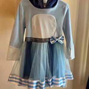 Bluey dress with hood&tail